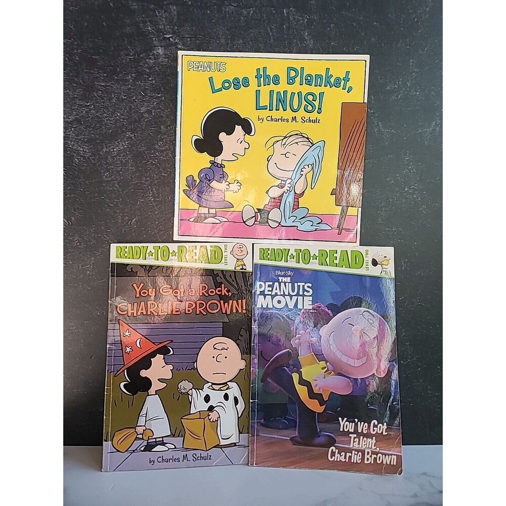 Peanuts Charles M. Schultz Book Lot
